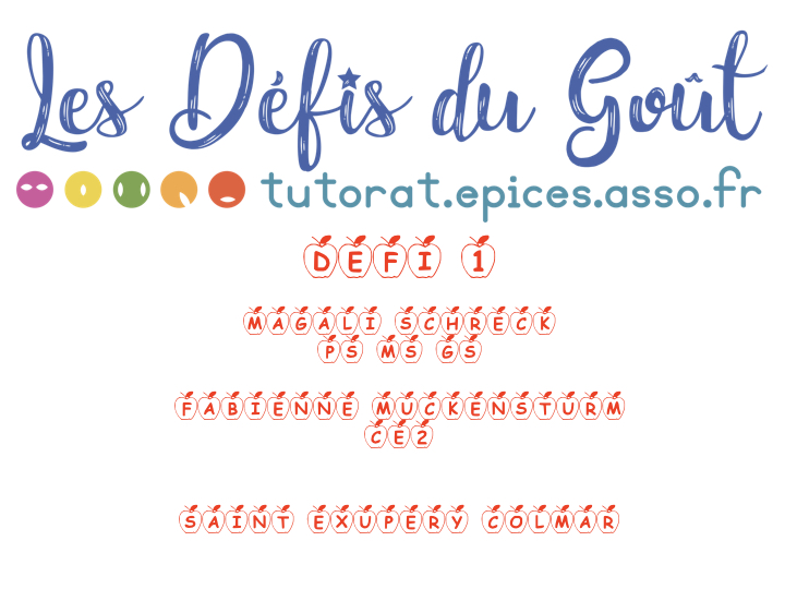 Défi N°1 : Pommes Acides