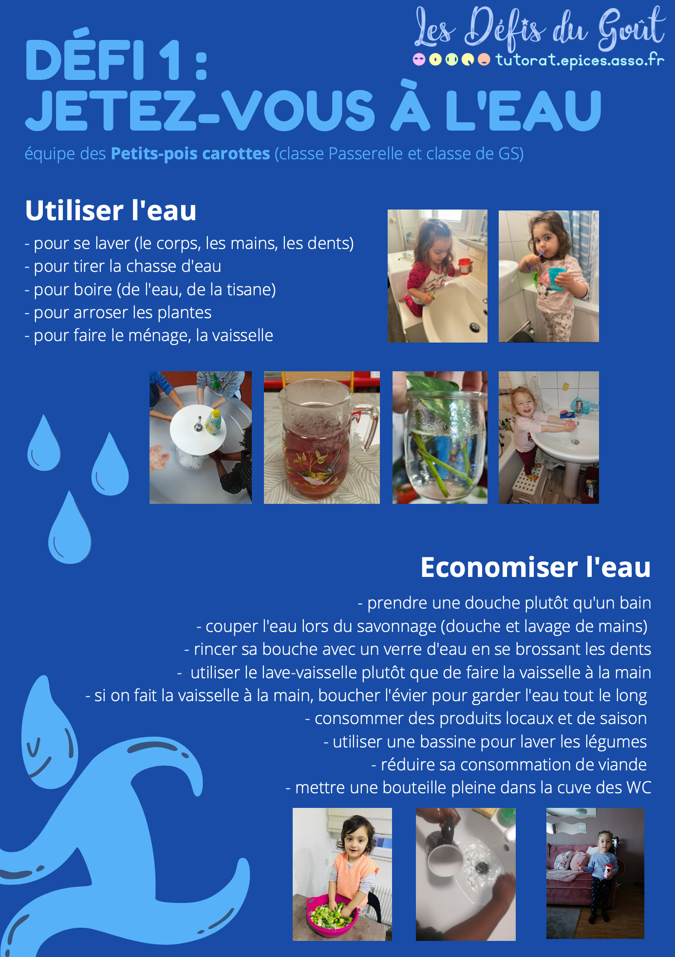 Défi 1 Les Petits Poids Carottes